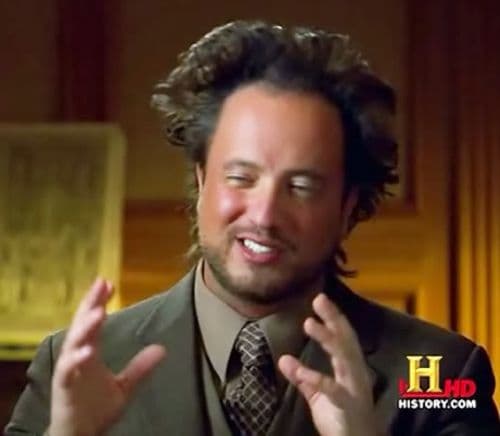 Ancient Aliens meme template